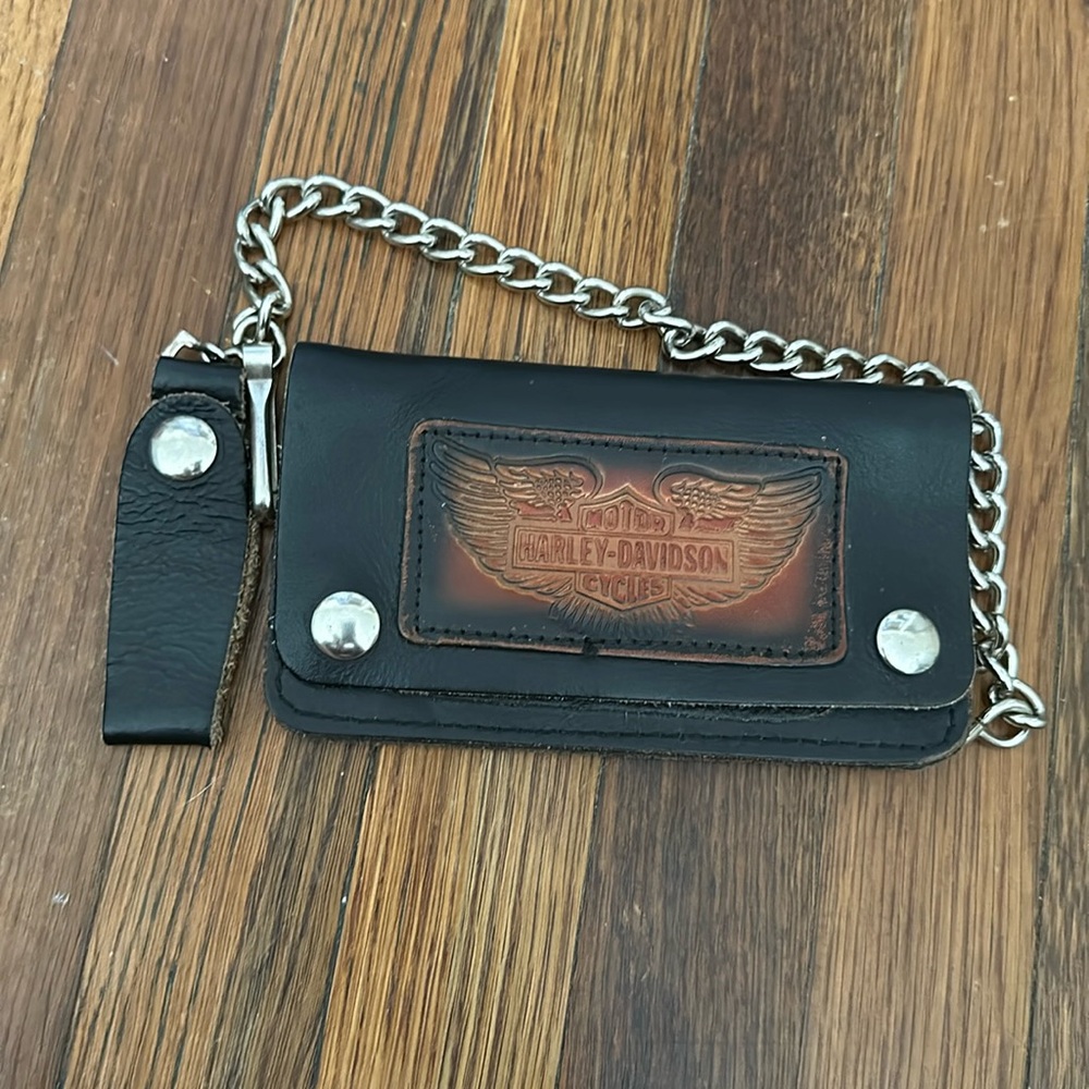 Harley Davidson, wallet leather